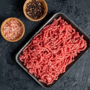 لحمة مفرومة خشنه عجل ساده