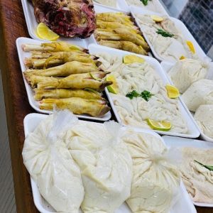 فوارغ خروف منظف