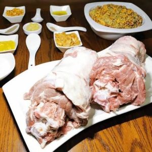 رقبة خروف بلدي محشي فريكة