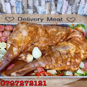 نص خروف  بلدي ٨ك محشي ومتبل مع خضار